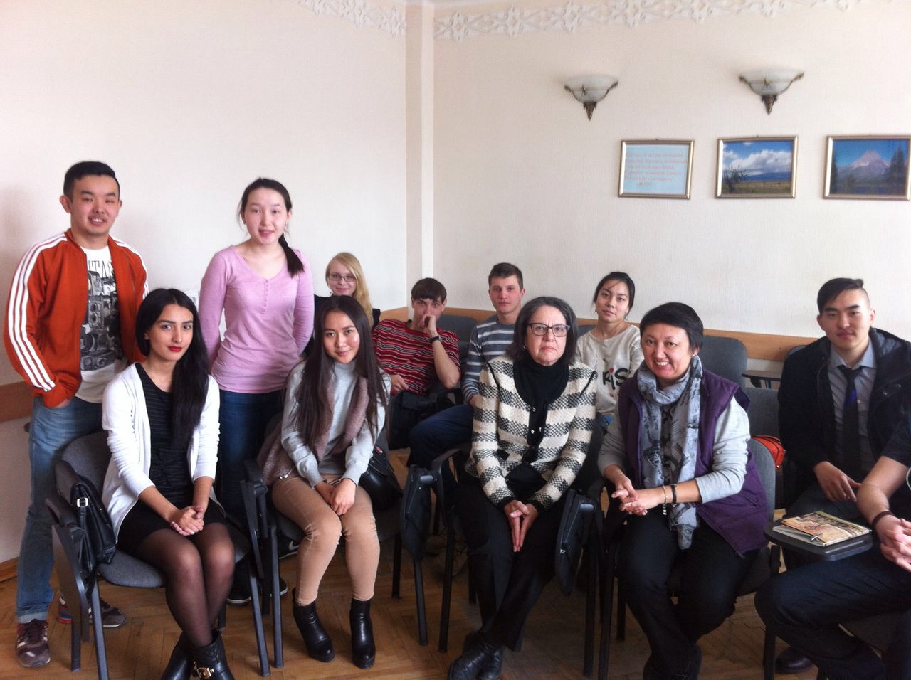 Professor Kaplan meets with Students in Oskemen, Kazakhstan at D. Serikbayev East Kazakhstan State Technical University