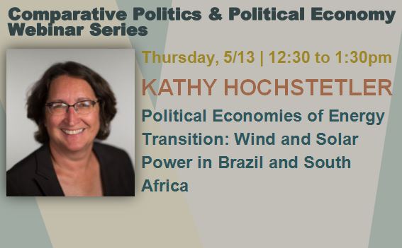 Political Economies of Energy Transition: Wind and Solar Power in Brazil and South Africa Event Image