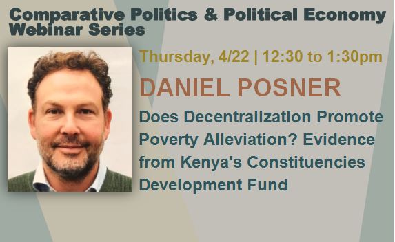 Does Decentralization Promote Poverty Alleviation? Evidence from Kenya's Constituencies Development Fund Event Image